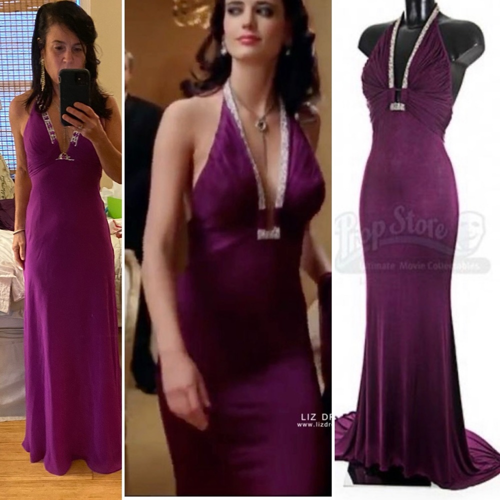 Purple Long Evening Dress - Prom Dress